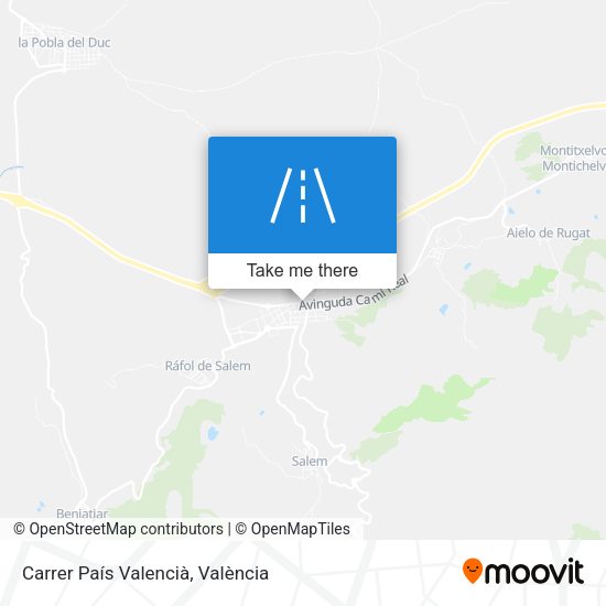 Carrer País Valencià map