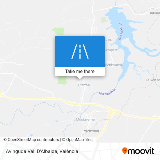 Avinguda Vall D'Albaida map