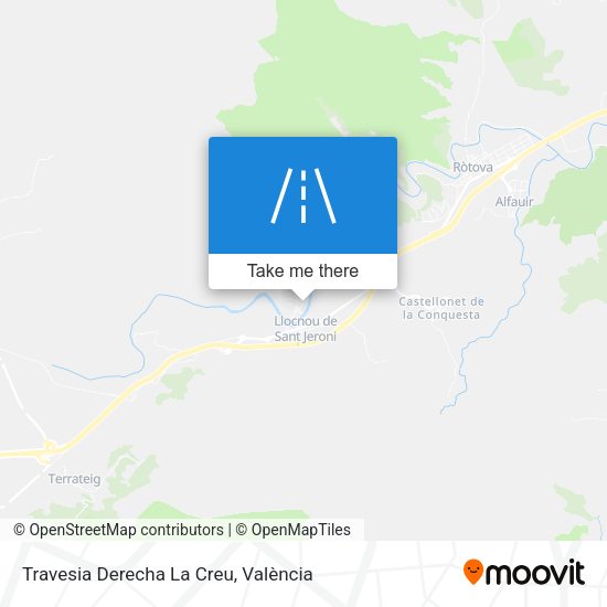 Travesia Derecha La Creu map