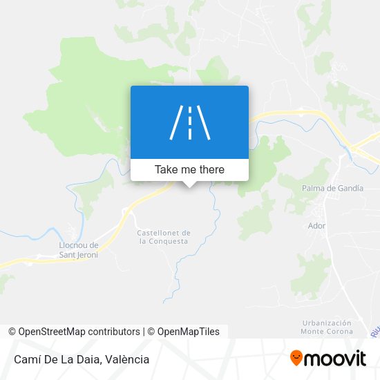 Camí De La Daia map