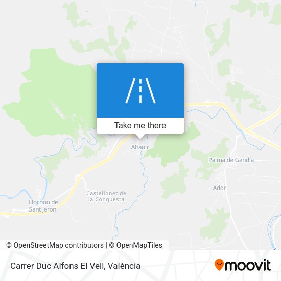 Carrer Duc Alfons El Vell map