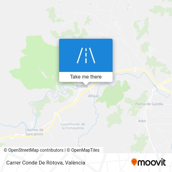 Carrer Conde De Ròtova map