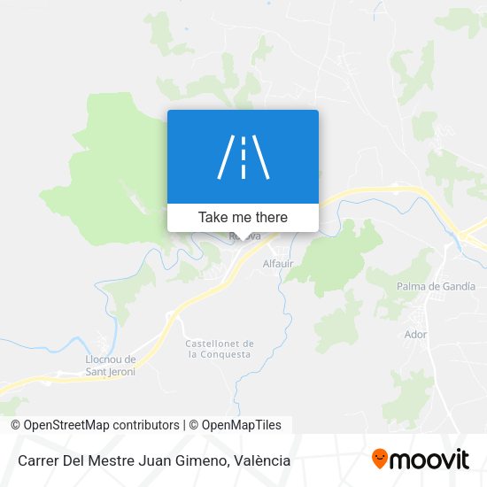 Carrer Del Mestre Juan Gimeno map