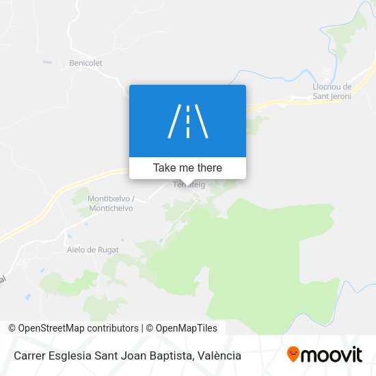 Carrer Esglesia Sant Joan Baptista map