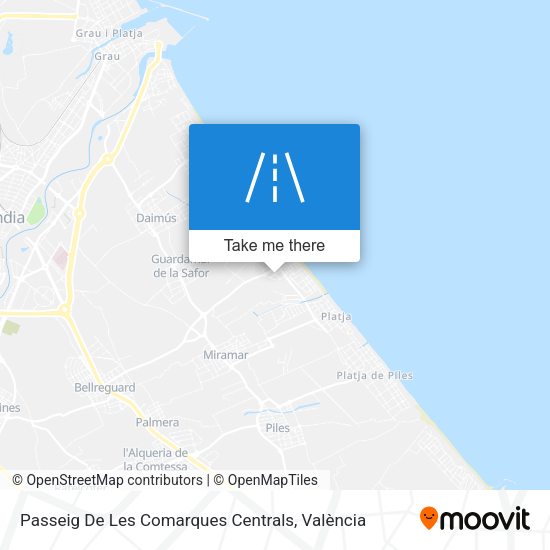 Passeig De Les Comarques Centrals map