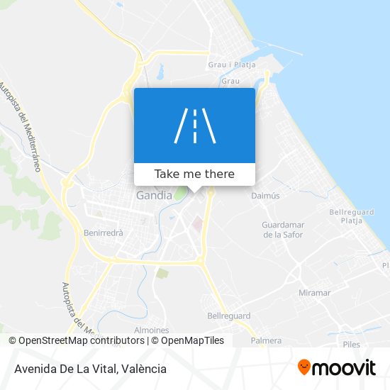 mapa Avenida De La Vital