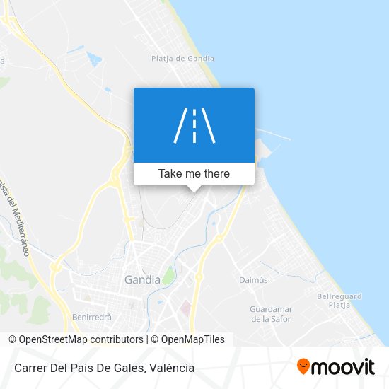 Carrer Del País De Gales map