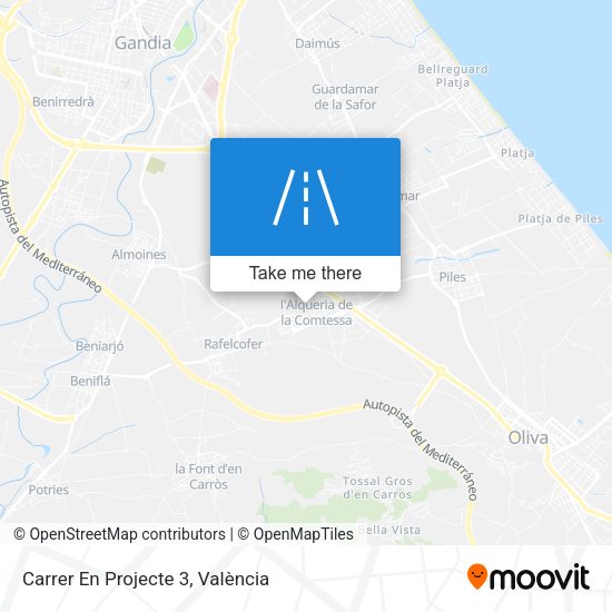 Carrer En Projecte 3 map