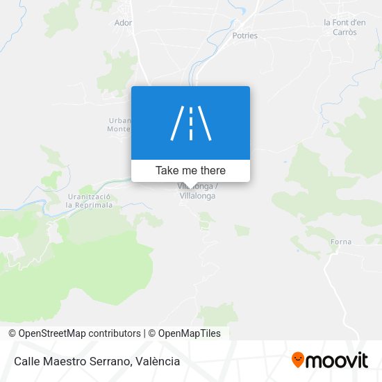 Calle Maestro Serrano map