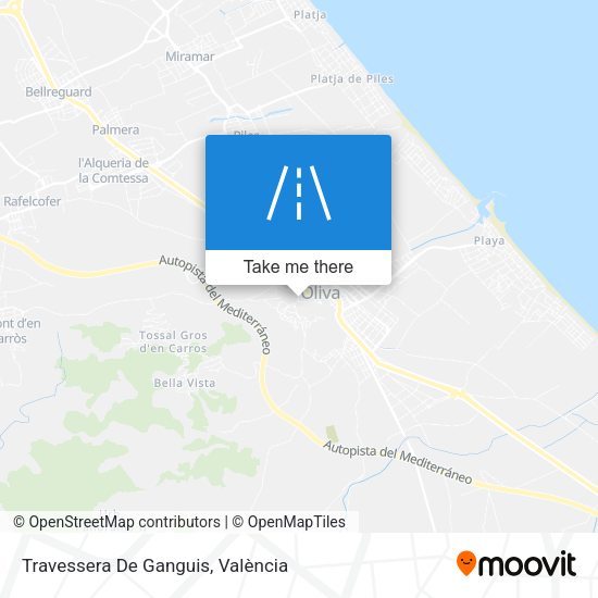 Travessera De Ganguis map