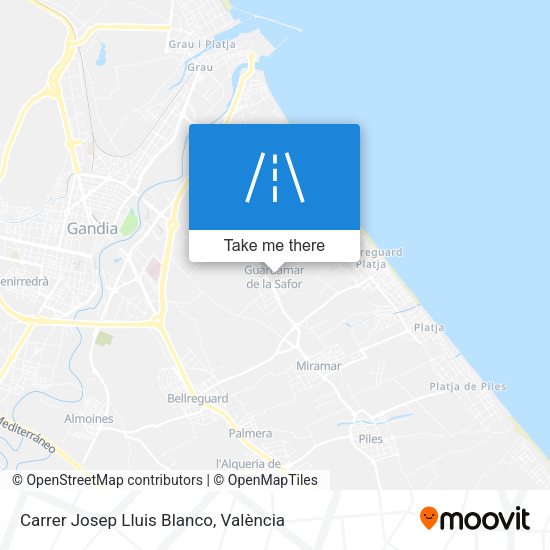 Carrer Josep Lluis Blanco map