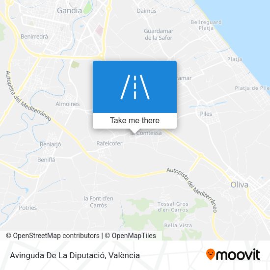 Avinguda De La Diputació map
