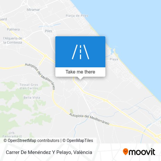 Carrer De Menéndez Y Pelayo map