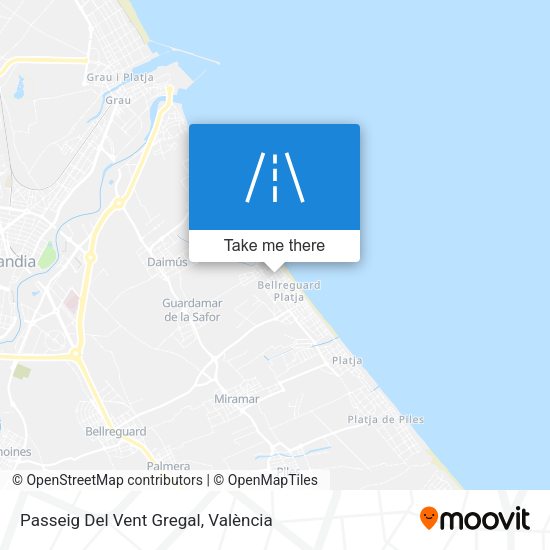 Passeig Del Vent Gregal map
