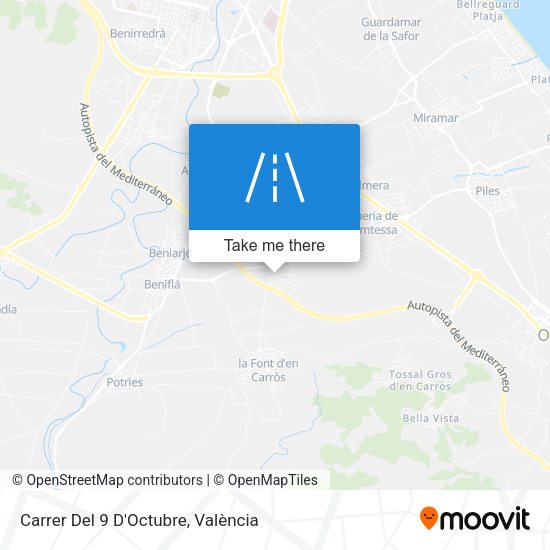 Carrer Del 9 D'Octubre map
