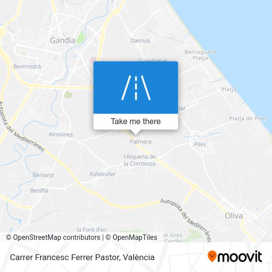 Carrer Francesc Ferrer Pastor map