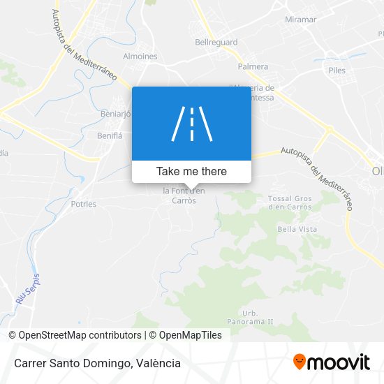 Carrer Santo Domingo map