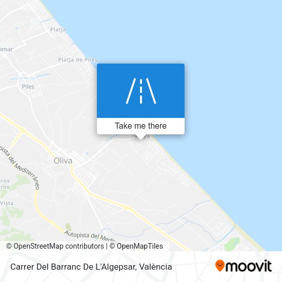 Carrer Del Barranc De L'Algepsar map