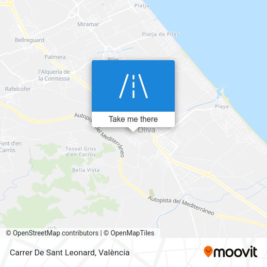 Carrer De Sant Leonard map