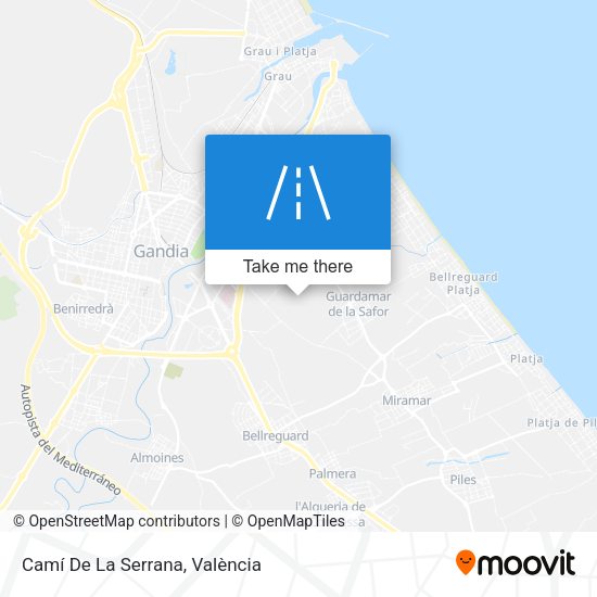 Camí De La Serrana map