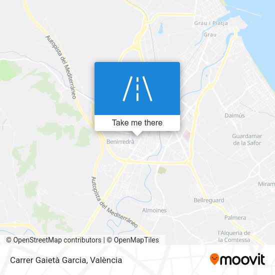 Carrer Gaietà Garcia map