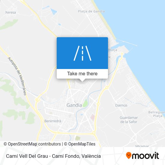 Camí Vell Del Grau - Camí Fondo map