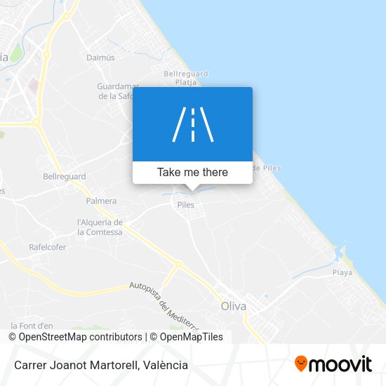 Carrer Joanot Martorell map