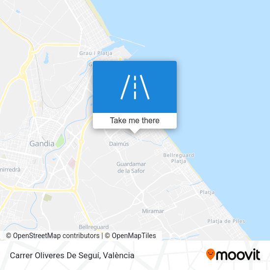 Carrer Oliveres De Seguí map