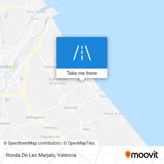 Ronda De Les Marjals map
