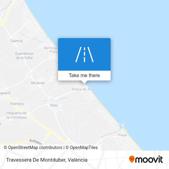 Travessera De Montduber map