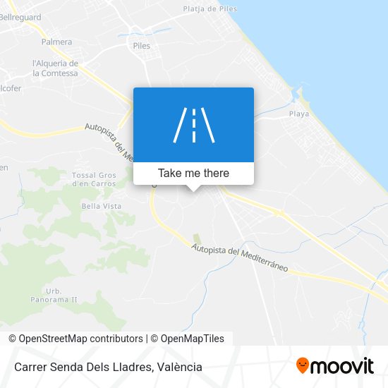 Carrer Senda Dels Lladres map