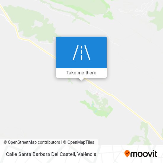 Calle Santa Barbara Del Castell map