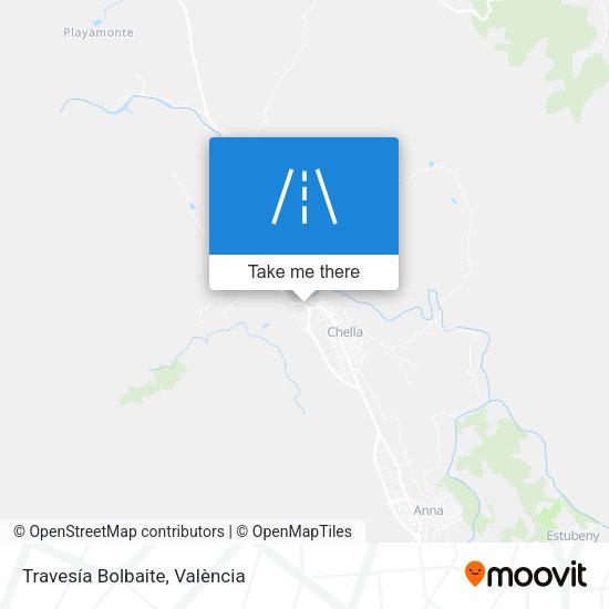 Travesía Bolbaite map