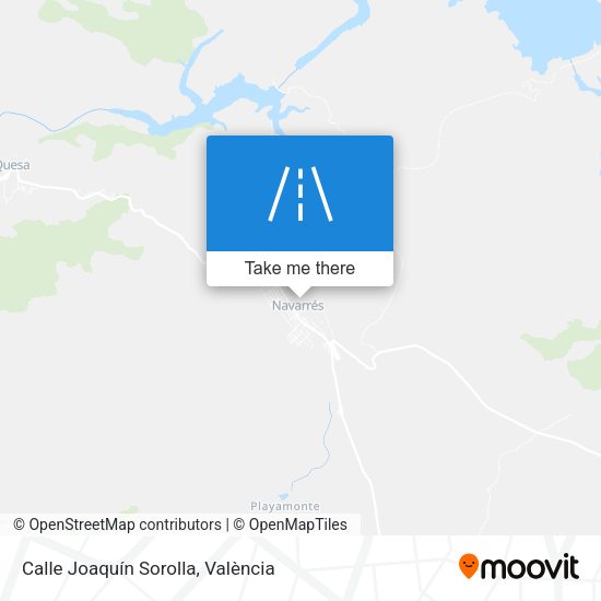 Calle Joaquín Sorolla map