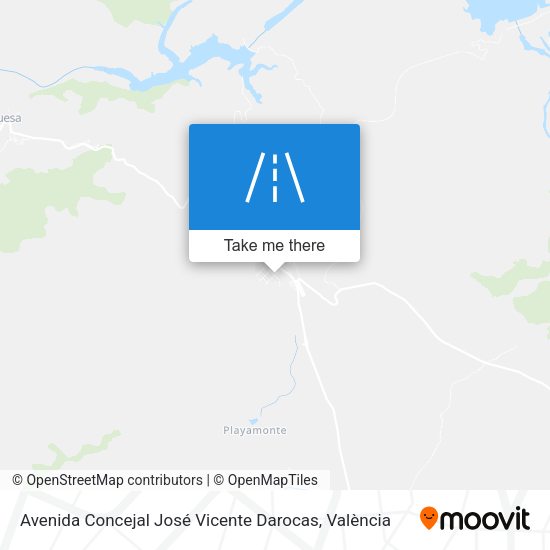 Avenida Concejal José Vicente Darocas map