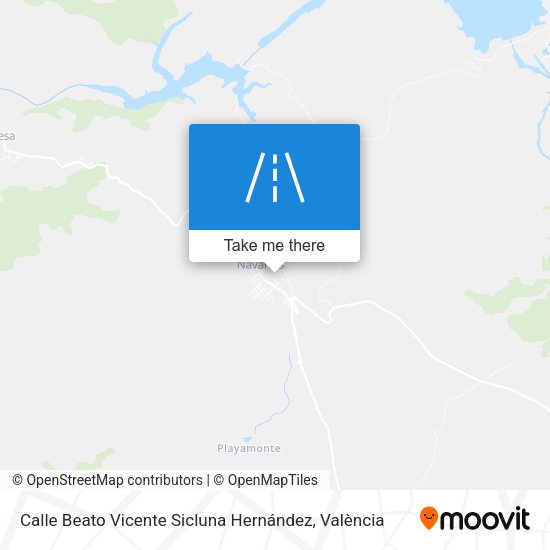Calle Beato Vicente Sicluna Hernández map