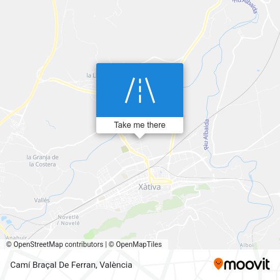 Camí Braçal De Ferran map