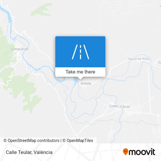 Calle Teular map