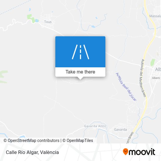 Calle Río Algar map