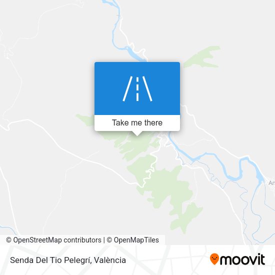 Senda Del Tio Pelegrí map