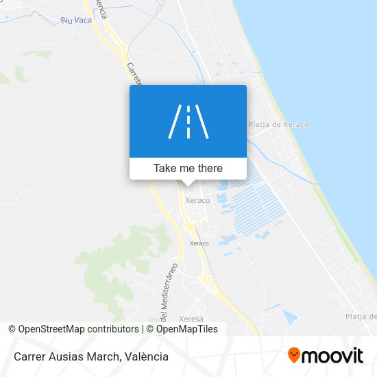 Carrer Ausias March map