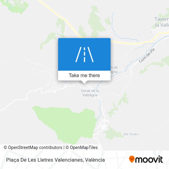 Plaça De Les Lletres Valencianes map