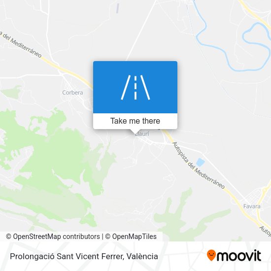 Prolongació Sant Vicent Ferrer map