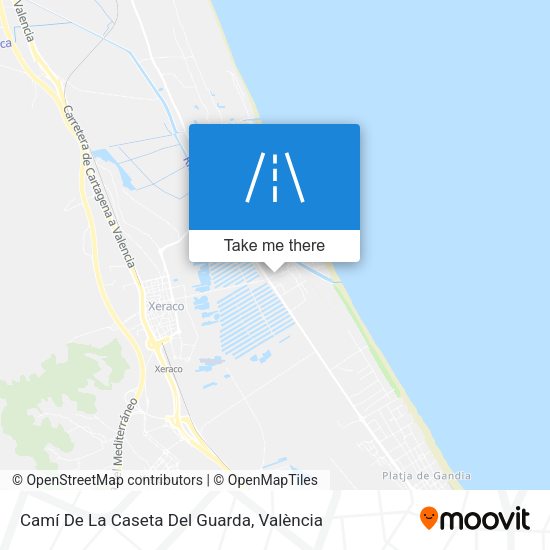 Camí De La Caseta Del Guarda map