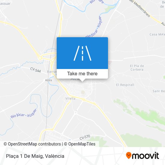 Plaça 1 De Maig map