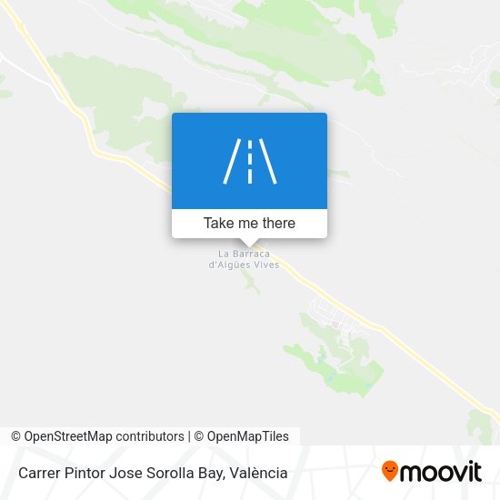Carrer Pintor Jose Sorolla Bay map