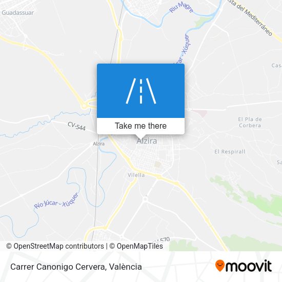 Carrer Canonigo Cervera map
