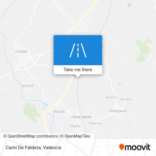 Camí De Faldeta map