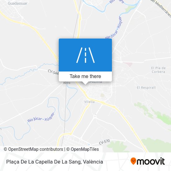 Plaça De La Capella De La Sang map