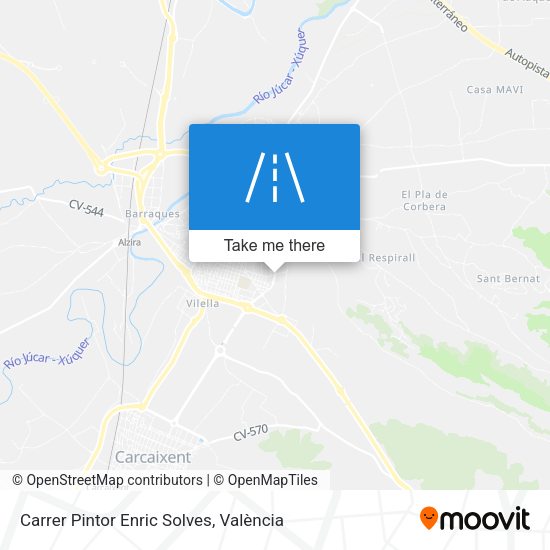 Carrer Pintor Enric Solves map